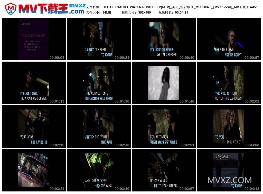 BEE GEES-STILL WATER RUNS DEEP(MTV)_英语_流行歌曲_MC800373